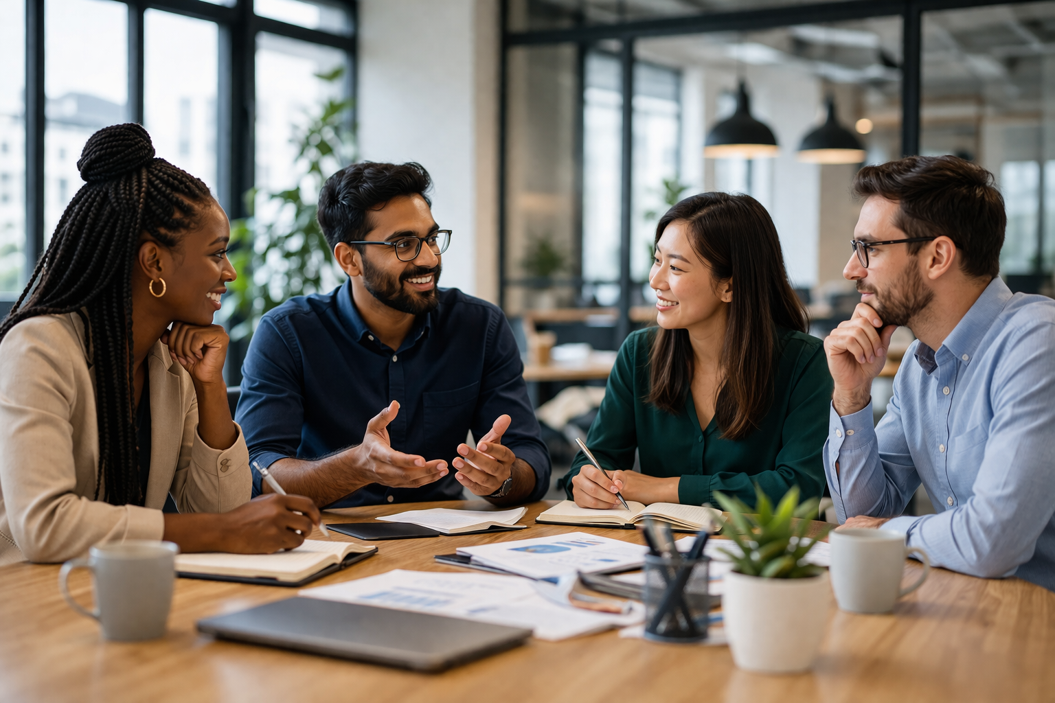 Meeting with clients